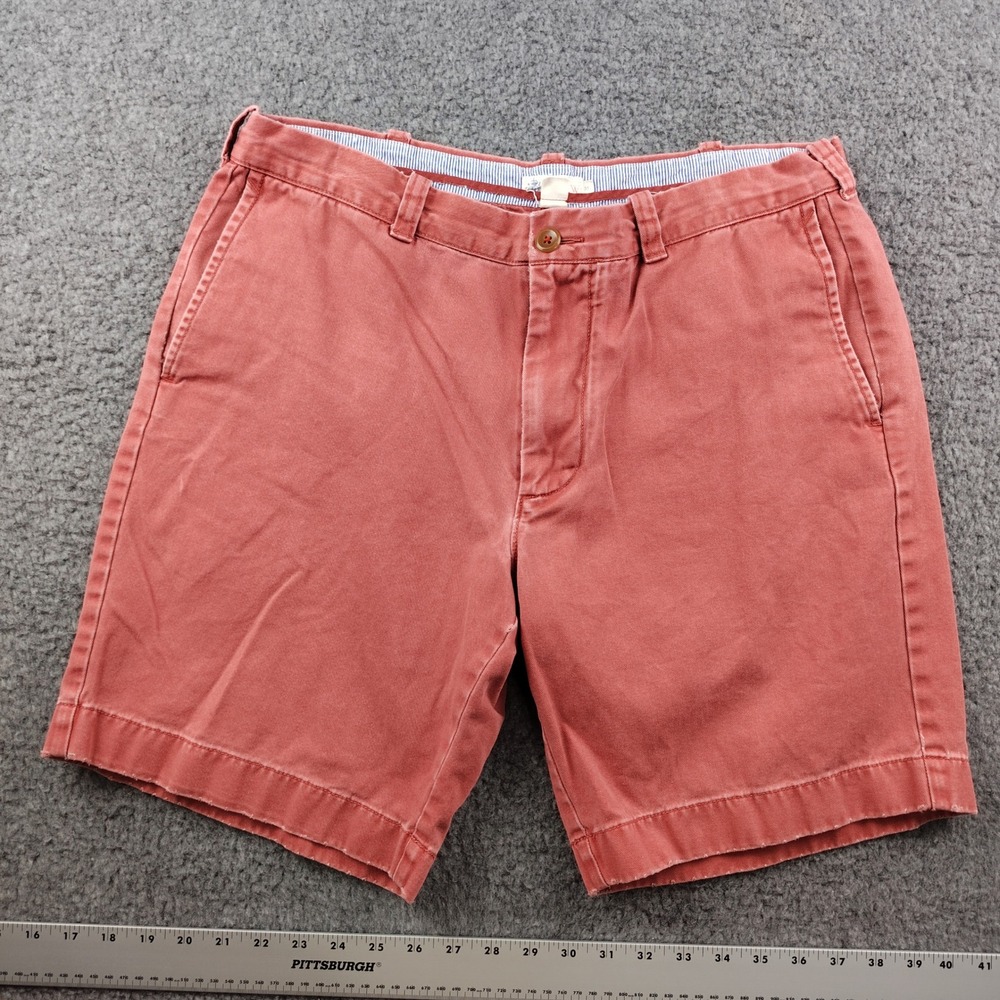 J.Crew Cotton Shorts Mens 35 Chino Salmon Pink Casual